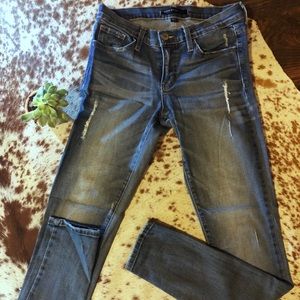 Flying Monkey faded blue jeans